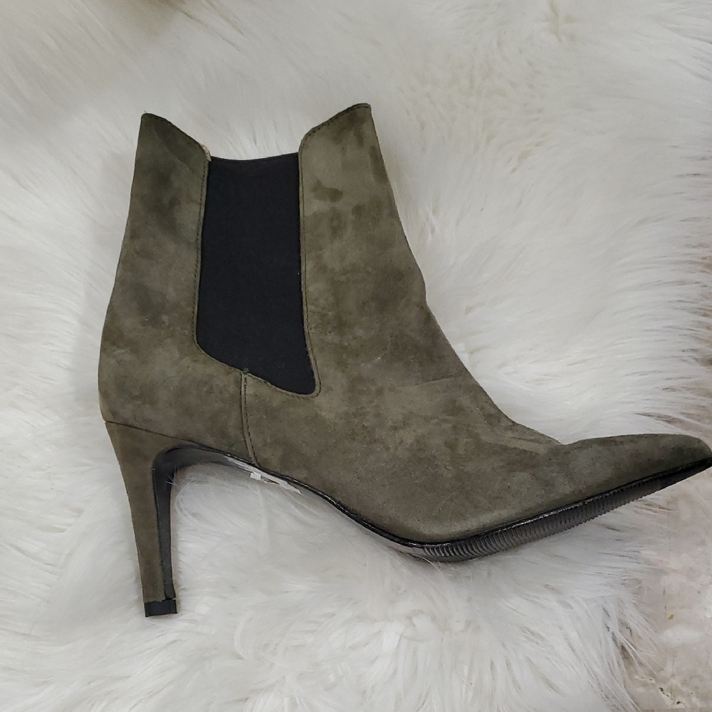 Antonio De Faria Donna  Green  Ankle Boots Sz 7.5 - Picture 5 of 12